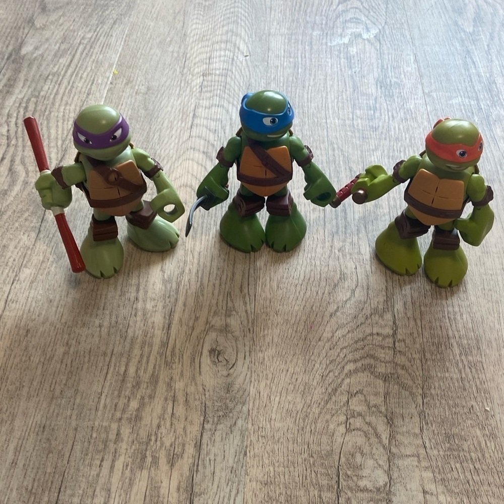 Ninja Turtle Set of 3 Action Figures